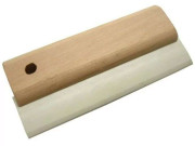 Резиновый шпатель для швов, 180 мм, дерев.ручка  