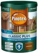 Пропитка-антисептик Pinotex Classic Plus 3 в 1 Тиковое дерево